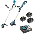 DLXRT01 MKT 2 attrezzi da giardino - 18V LXT (DUR368AZ + DUR193Z + 3 x 5Ah + DC18RC)
